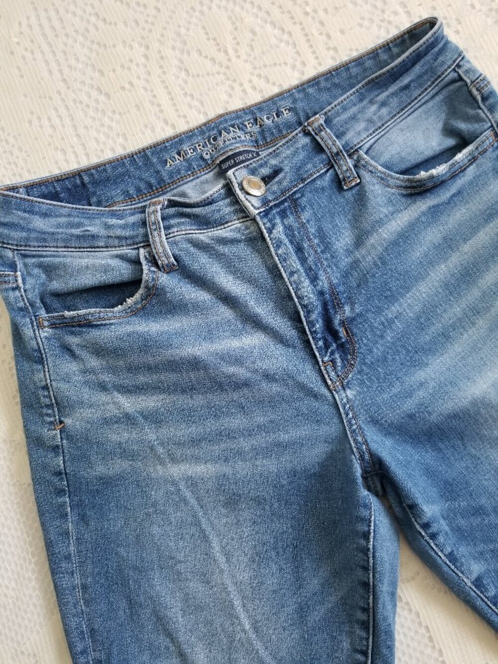 American Eagle Super Stretch X High Rise Jeans 10 Short